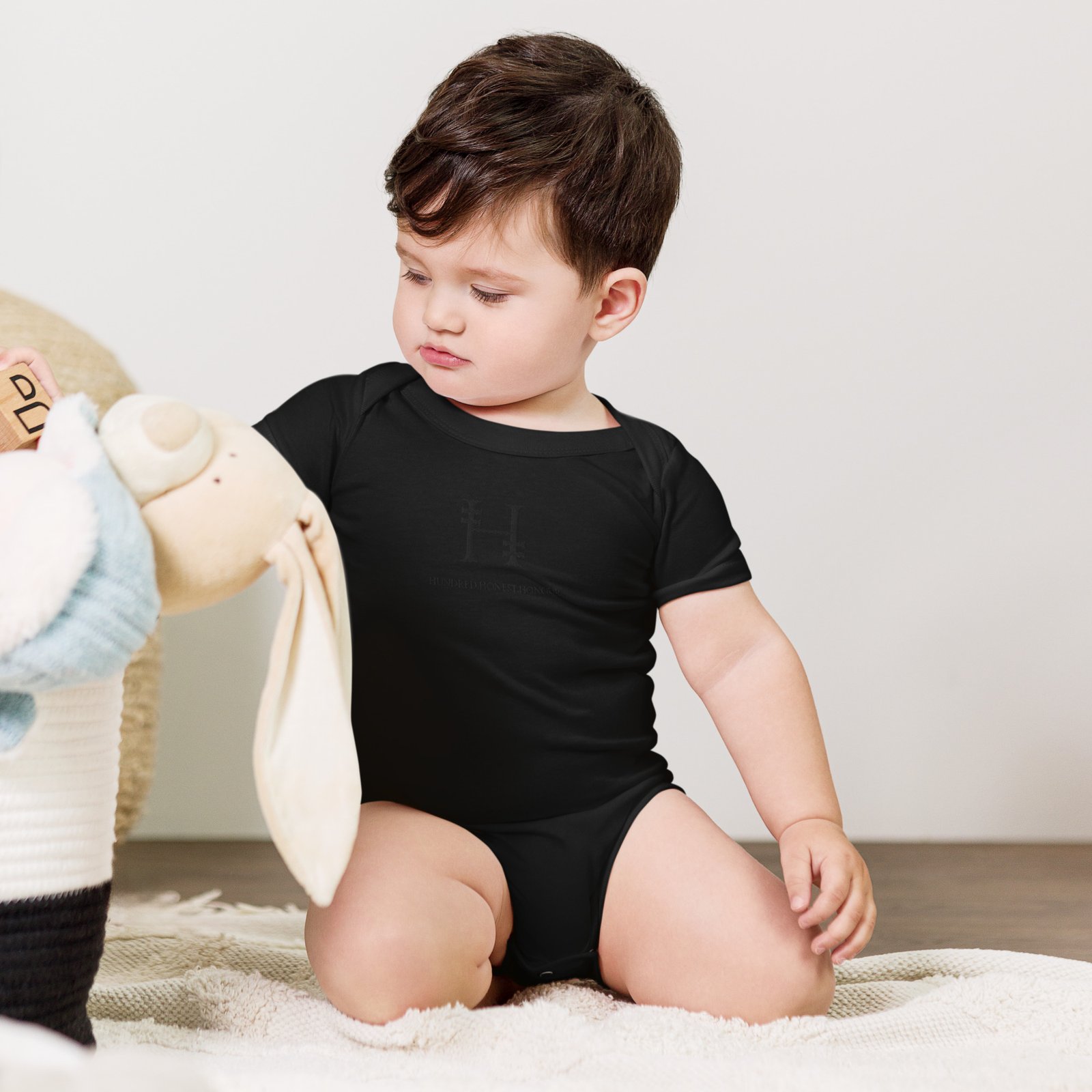 Hundred.Honest.Honour® Short Sleeve Baby One Piece - Image 2