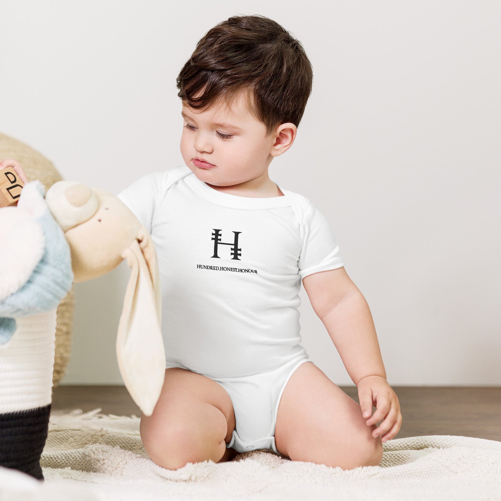 Hundred.Honest.Honour® Short Sleeve Baby One Piece - Image 7