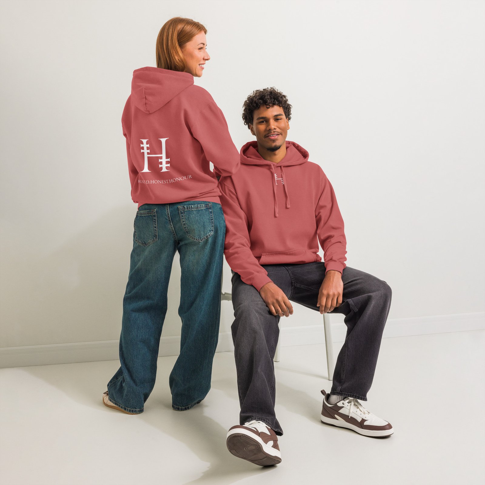 Hundred.Honest.Honour® DuoGen Hoodie Garment-Dyed - Image 5