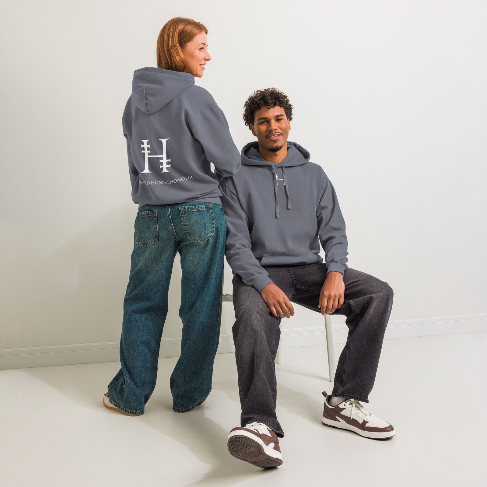 Hundred.Honest.Honour® DuoGen Hoodie Garment-Dyed - Image 4