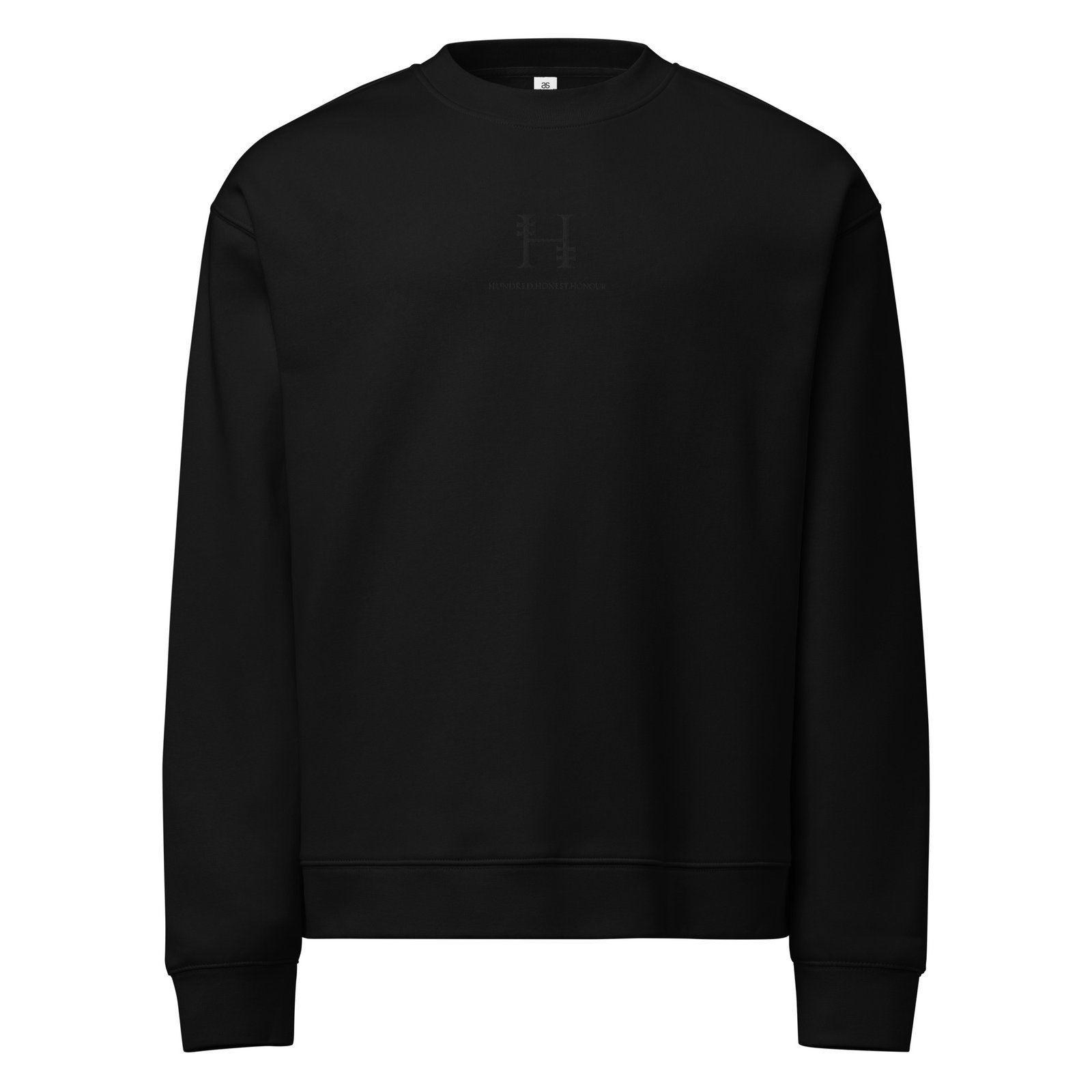 Hundred.Honest.Honour® Unisex Minimalist Logo circular neck sweatshirt - Image 2