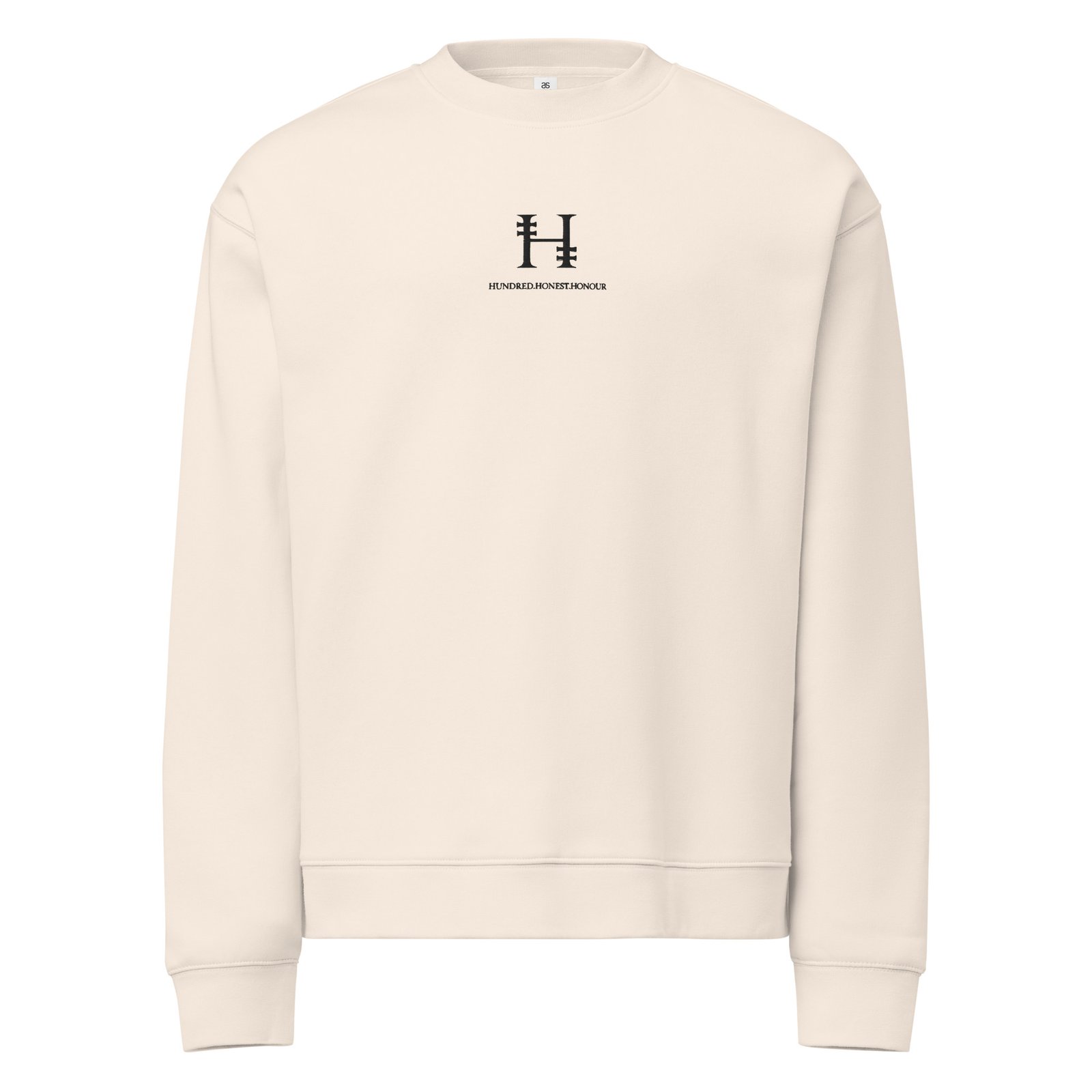 Hundred.Honest.Honour® Unisex Minimalist Logo circular neck sweatshirt