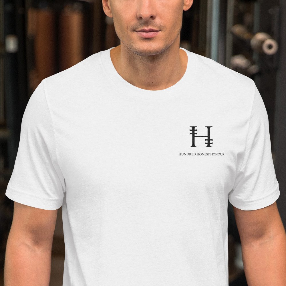 Hundred.Honest.Honour® Sleek Unisex T-Shirt - Image 36