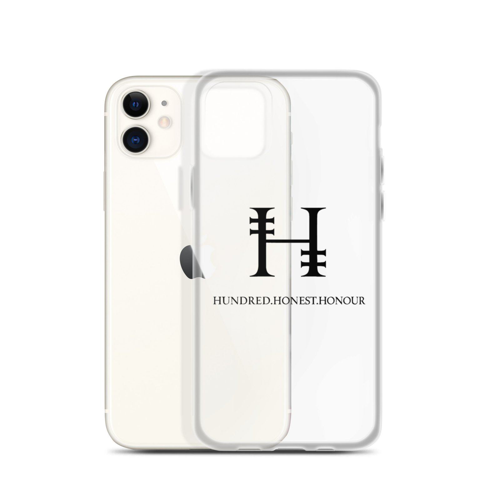 Clear Hundred.Honest.Honour® Case for iPhone® - Image 7