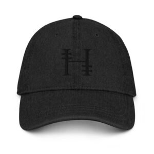 Mono Logo Full Cotton Denim Cap