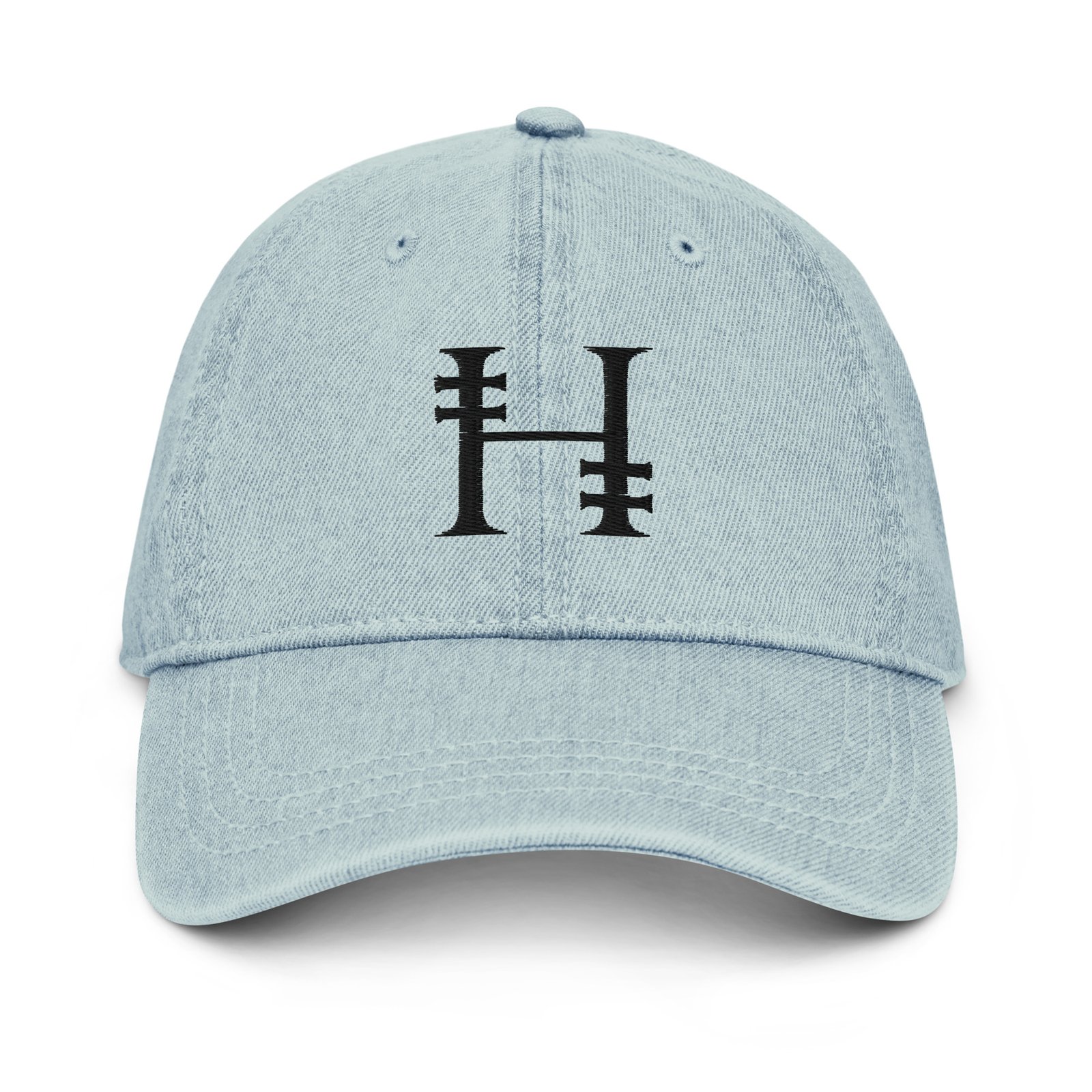 Mono Logo Full Cotton Denim Cap - Image 13