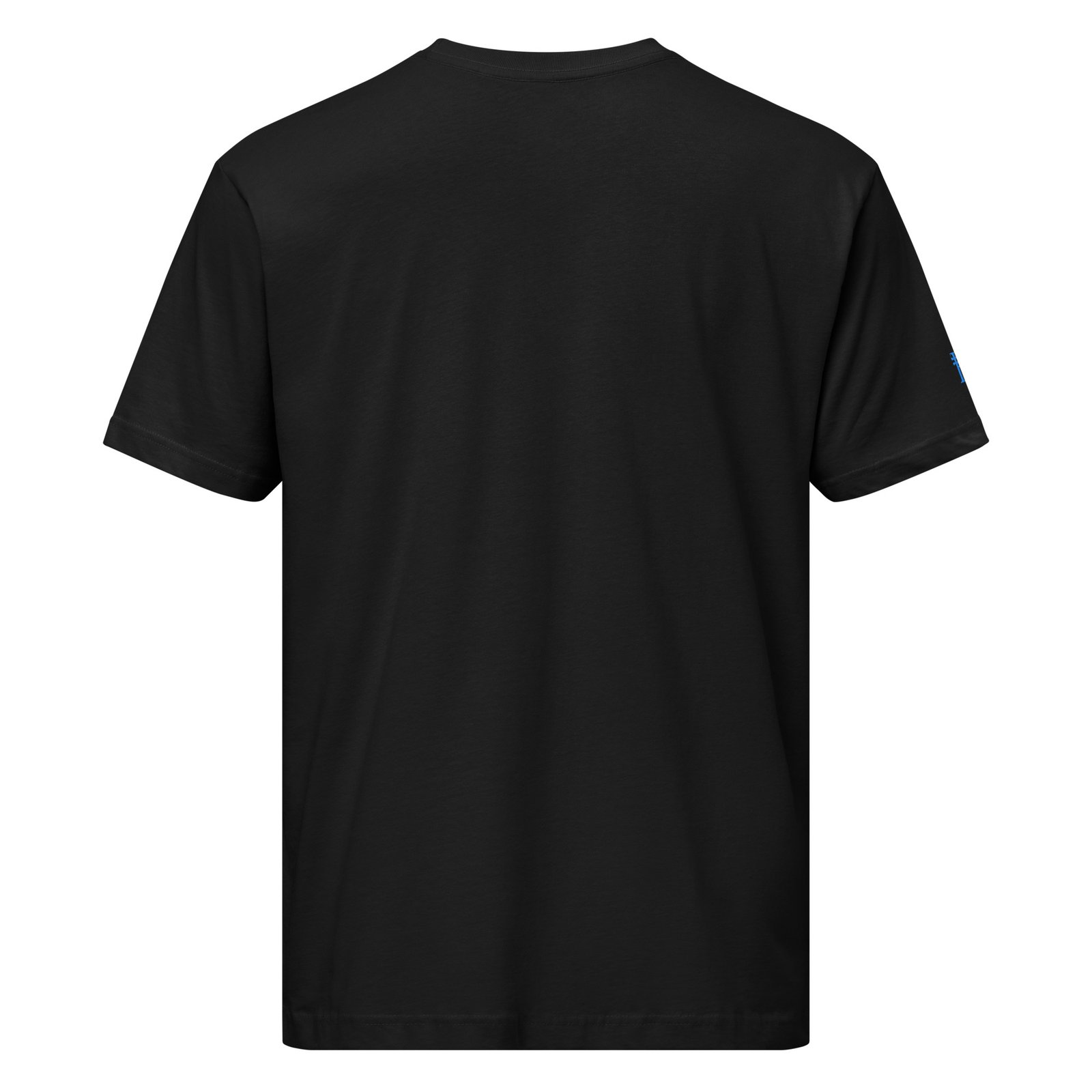 DuoGen Ice Blue Mono Logo Full Cotton T-Shirt - Image 2