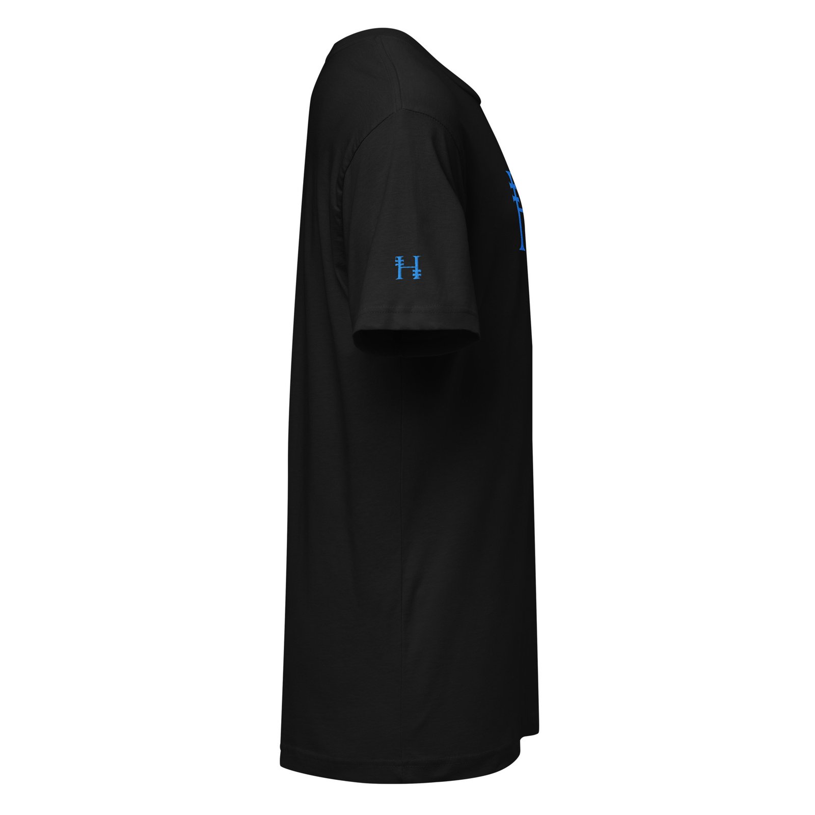 DuoGen Ice Blue Mono Logo Full Cotton T-Shirt - Image 3