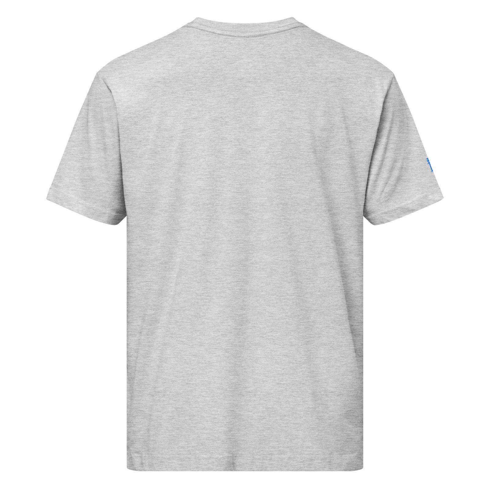 DuoGen Ice Blue Mono Logo Full Cotton T-Shirt - Image 14
