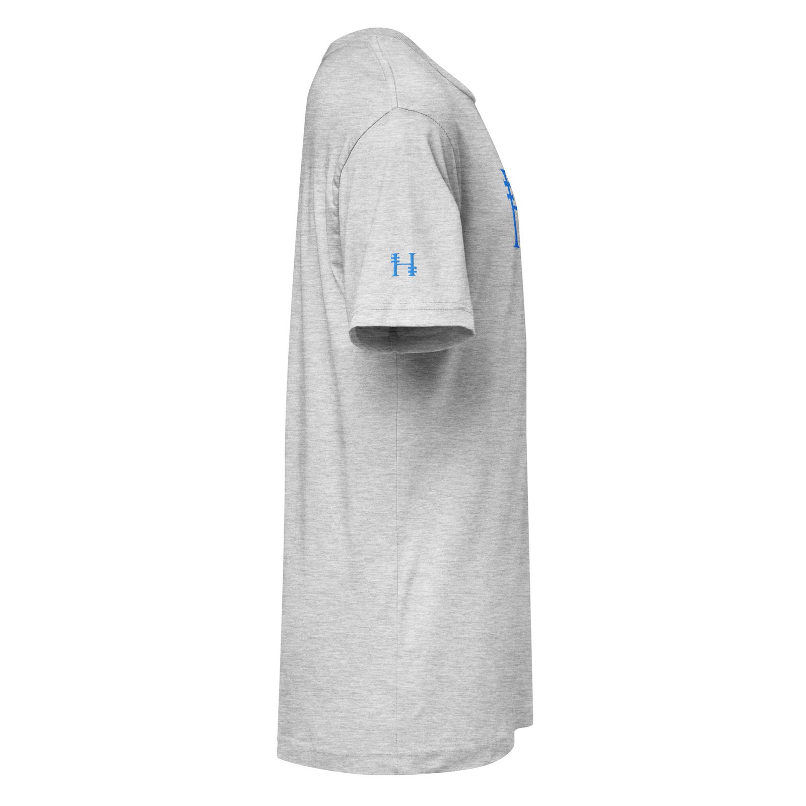 DuoGen Ice Blue Mono Logo Full Cotton T-Shirt - Image 15