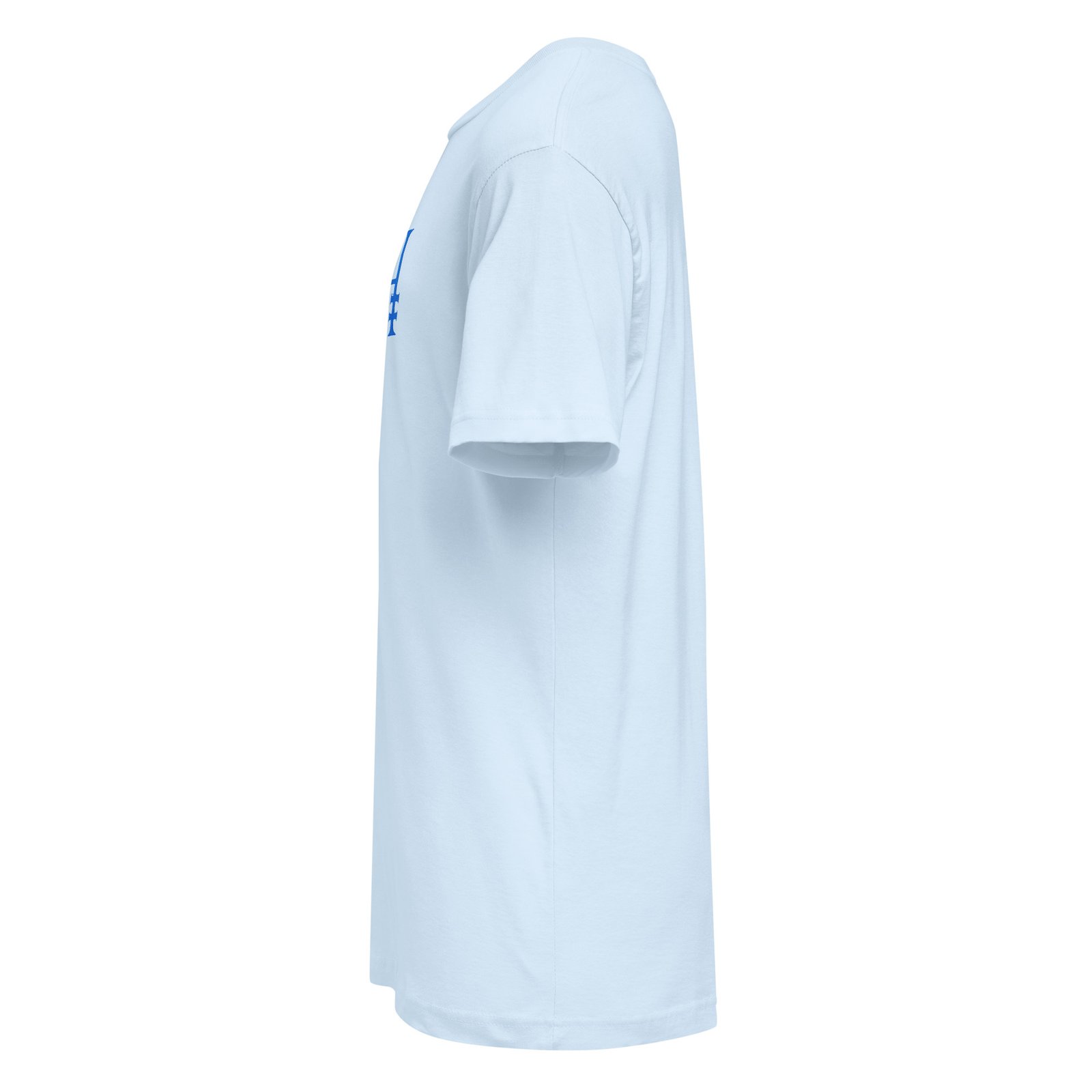 DuoGen Ice Blue Mono Logo Full Cotton T-Shirt - Image 20