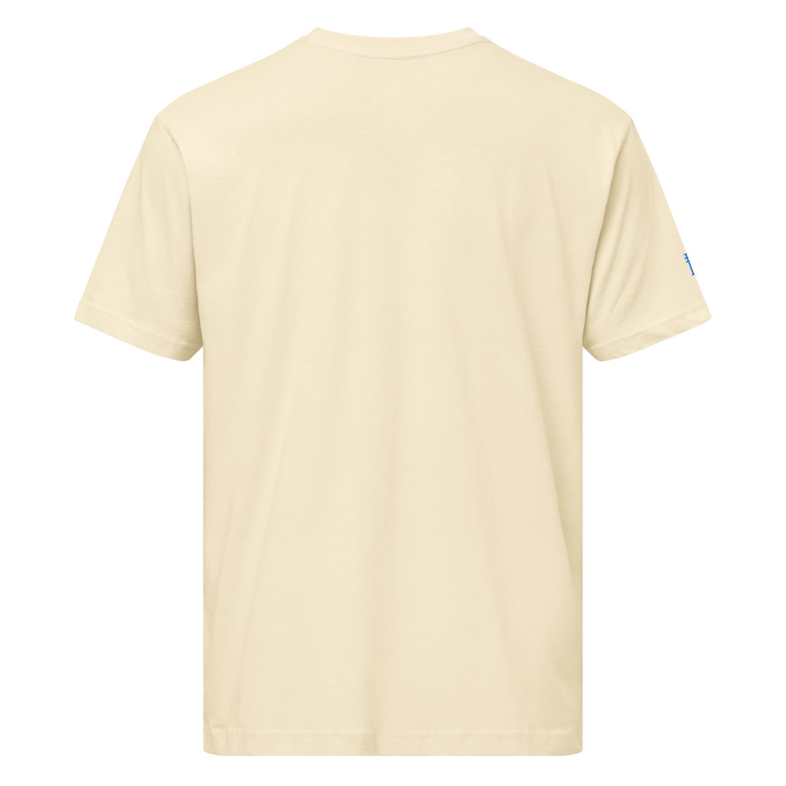 DuoGen Ice Blue Mono Logo Full Cotton T-Shirt - Image 22