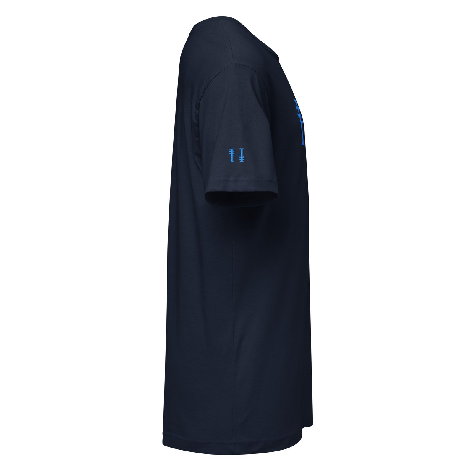 DuoGen Ice Blue Mono Logo Full Cotton T-Shirt - Image 7
