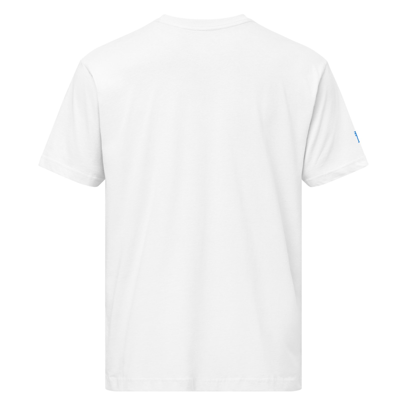 DuoGen Ice Blue Mono Logo Full Cotton T-Shirt - Image 26
