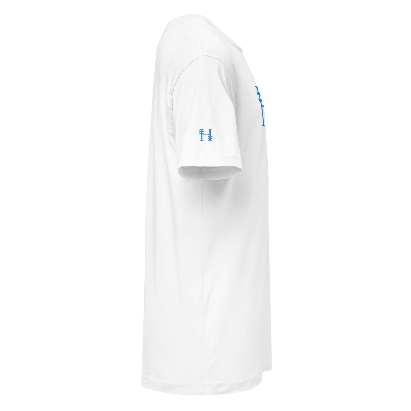 DuoGen Ice Blue Mono Logo Full Cotton T-Shirt - Image 27
